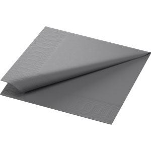 Tissue serviet 33 x 33 cm Granitgrå 3-lags