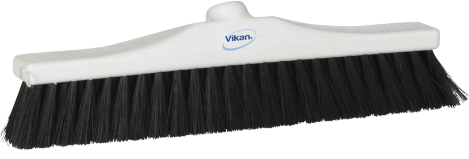 Fejekost, Vikan, hvid, PVC/stål, 43 cm, medium børstehår 1 stk