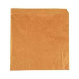 Burgerlomme brun papir 190x190mm uden PE 40g/m2 1000 stk/pk