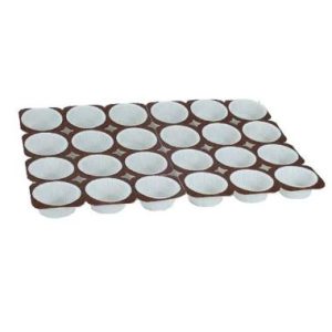 Muffinform i bakker 50x36 mm til 24 stk muffins 125 stk/krt