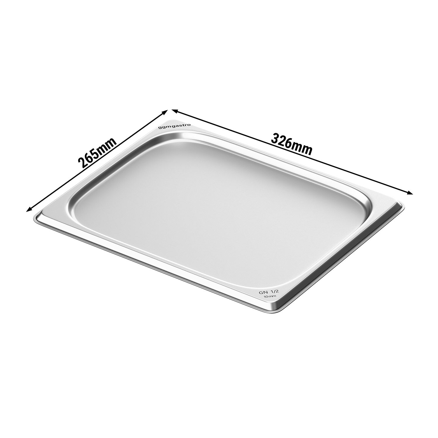 Kantine, Gn 1/2-10, rfr 18/10 stål - Billede 2