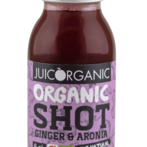 JuicOrganic Øko Ingefær & Aronia Shot 0,06 l x 24 stk.
