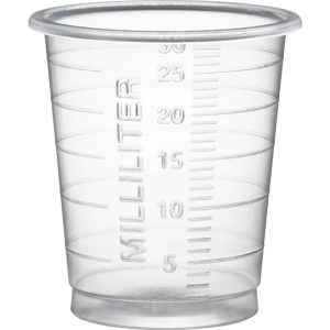 Medicinbägare 30 ml Klar