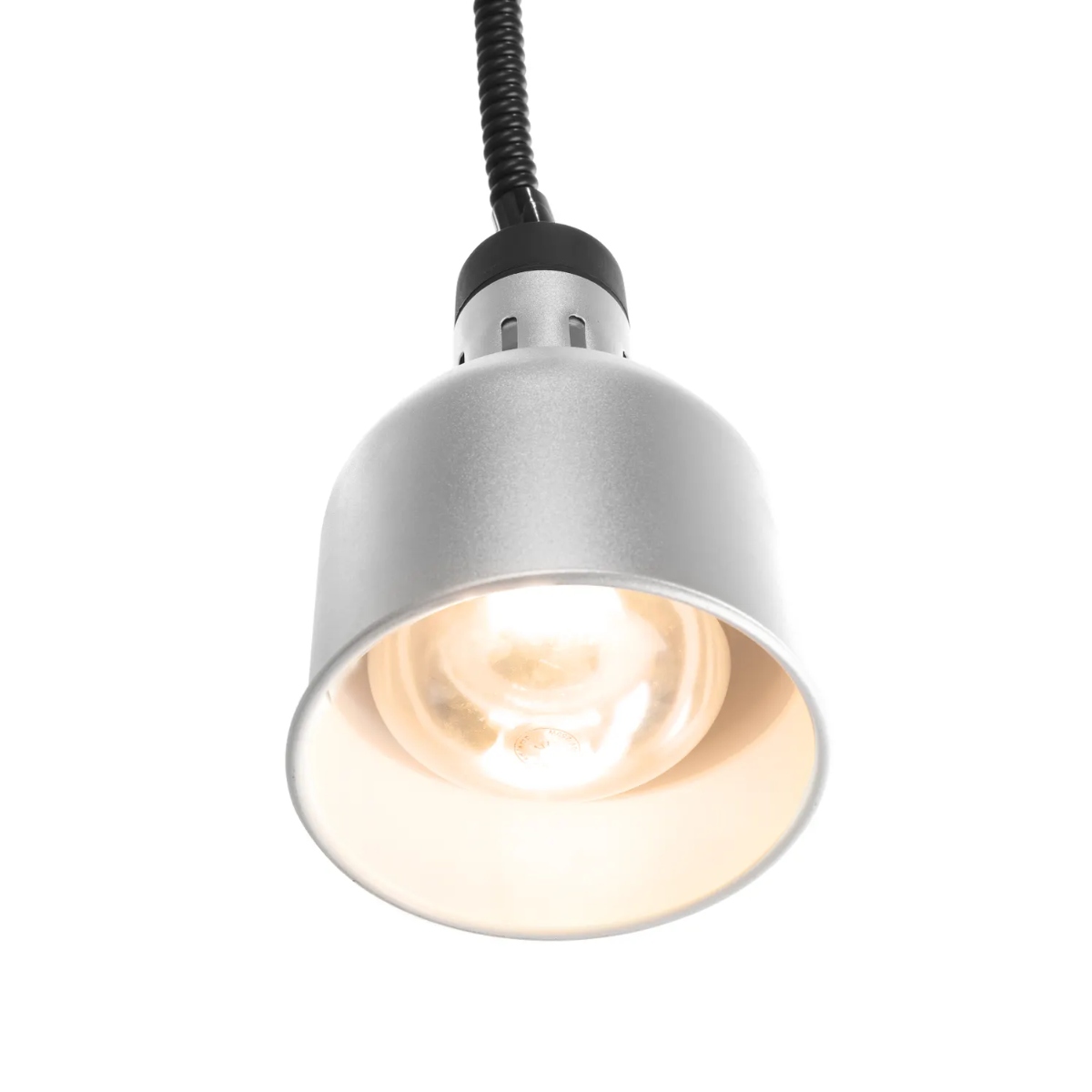 Stig-og-fald-varmelampe, cylindrisk, sølv, 230V, 250W - Billede 2