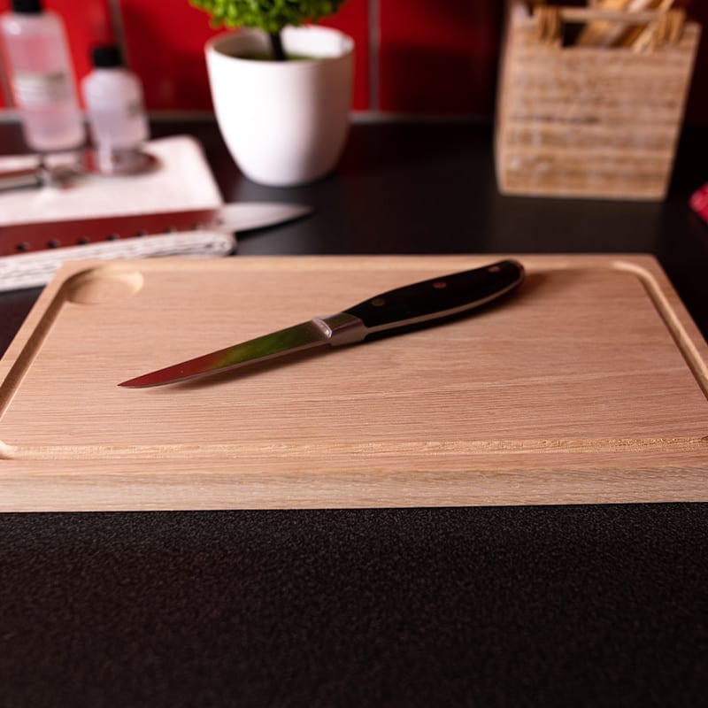 Skærebræt i bøg, 450x300x40mm - Billede 4