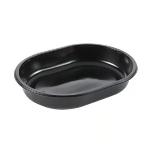 Bakke, 23,8x17,6x4cm, 1000 ml, sort, PP, 1-rums, menuserie, hovedret