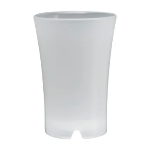 Shotglas, 2cl, polycarbonat, white frosted