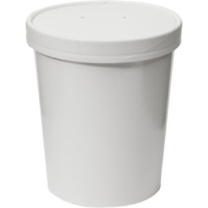 Termobæger 950ml 32oz Ø115x165mm EPS Hvid