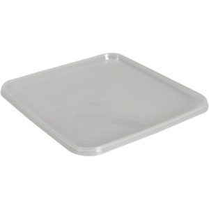 Låg til condi bøtte 192x192x90mm klar PP