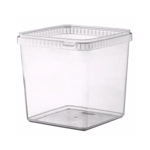 Condi bøtte 192x192x191mm, 5000 ml, klar, PP, 1-rums