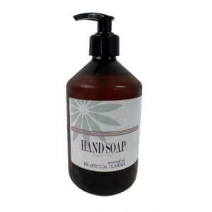 Cremesæbe lux brun flaske m/ pumpe 500 ml