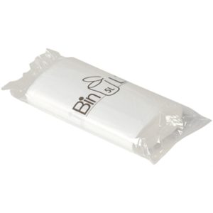 Spandepose med stjernebund, 5 l, hvid, LLDPE/virgin, 34x39cm