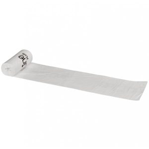 Spandepose m/stjernebund, 30 l, hvid, LLDPE/virgin, 47x84 cm