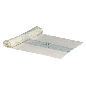Biosæk, transparent grøn, mater-bi, 82x105cm, 60-80 l, 18 my