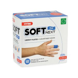 Plaster Soft Next Snøgg 6cmx4.5m Blå