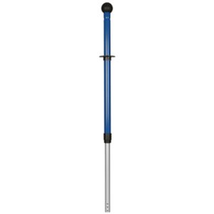Teleskopskaft med klik, blå, aluminium/plast/gummi 70-110 cm 1 stk