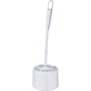 Toiletbørste, 35cm Ø8cm hvid PP