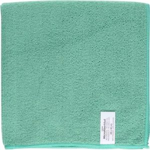 Rengøringsklud, 40x40, grøn, microfiber, basic