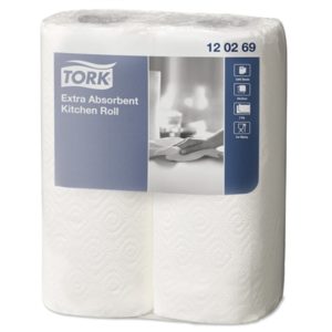 Køkkenrulle Tork Ekstra Plus 2-lag 15.4 m