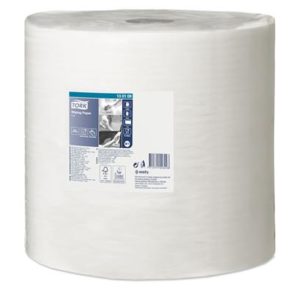 Aftørringsrulle Tork Standard W1 Industri 1-lag 34 cm x1180 m Hvid