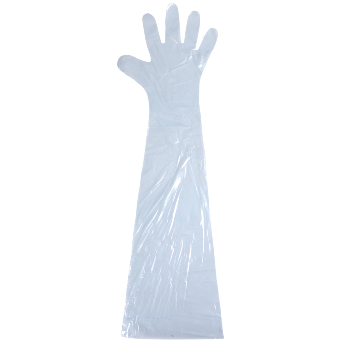 Veterinærhandske, One size, blå, LDPE