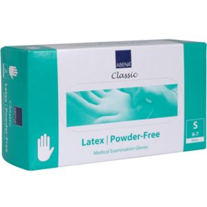 Latexhandsker, S, natur, pudderfri