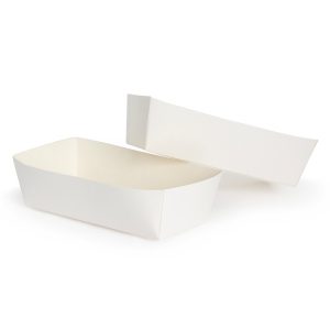 Pommes fritesbakke nr. 1, m/tryk, 136x66x43mm