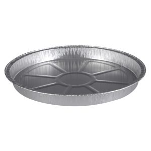 Rund alu-form, 2,3cm, Ø24,7cm, 700 ml, aluminium - 550 stk/krt
