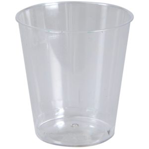 Shotglas, 4cm, Ø3,3cm, 2 cl, 3 cl, klar, PS