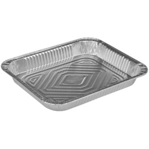 Gastronorm bakke, 32,2x26,2x4,1cm, 2500 ml, 2640 ml, aluminium, rektangulær 1/2 GN