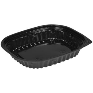 Sushi bakke, 17,7x15x2,7cm, 300 ml, sort, PS, lille