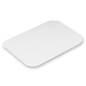 Låg, karton med alu/PE, 255x185 mm, til 1850 ml alubakke