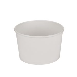 Icecream cup 8oz 230/260ml Ø96/80x60mm white DPE 800stk/krt