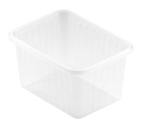 Fixpack® rektangulær 750 ml Transparent 1-Rum
