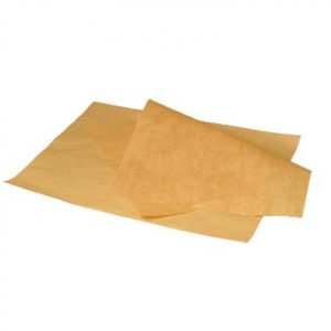 Burgerpapir, 400x330 mm, brun, PE