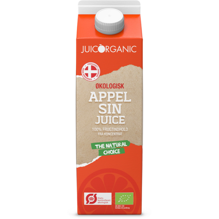 JuicOrganic Økologisk Appelsinjuice RTD, pap