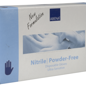 Nitrilhandske transparent L, pudderfri
