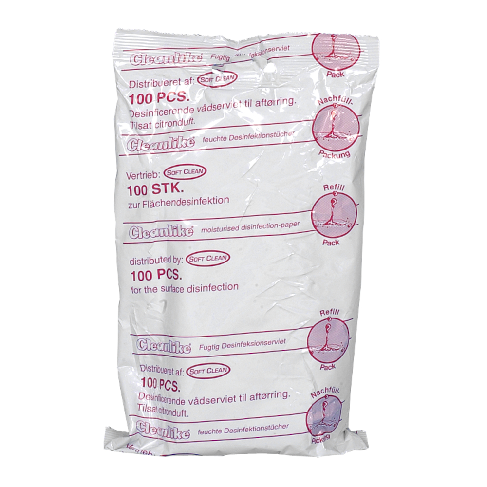Overfladedesinfektion, med lemon duft, refill