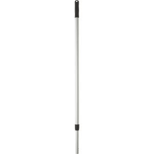 Teleskopskaft med klik, Vikan, sort, aluminium/PE, 100-180 cm