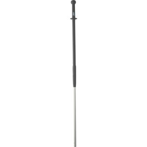 Skaft med klik, Vikan, 1375mm, Ø65mm, grå, PP/aluminium
