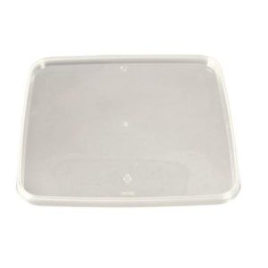 Plastlåg 2540 195x195 mm PP Klar til 101367/68/69