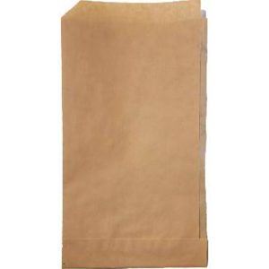 Brødpose 10kg, hvid, 300/(2x45)x520+20mm, FSC 50 gr