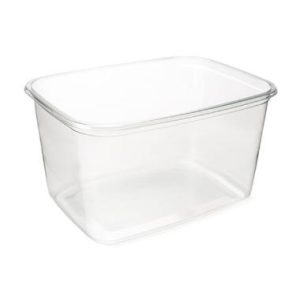 Plastbæger Catersource 750 ml 105x140x75 mm Firkantet RPET Klar