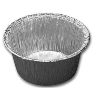 Alubakke, 106 ml, Ø80x35 mm, rund - 3500 stk/krt