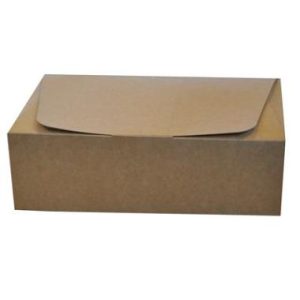 Transportboks 275x170x90 mm Kraft Brun/Hvid 100stk/krt