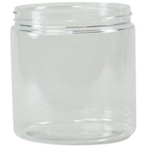 Dåse 500 ml, Ø93x96 mm, PET, klar