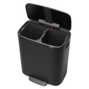 Affaldsspand Bo Touch Bin 2x30l Matt Black Sort