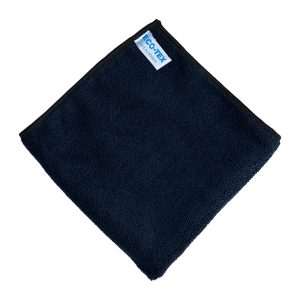 Klud, neutral, økotex, 40x40 cm, microfiber, sort