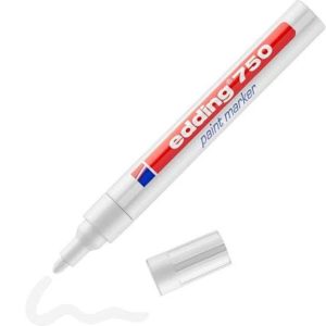 Paint marker Edding 750 permanent hvid 2-4mm rund spids