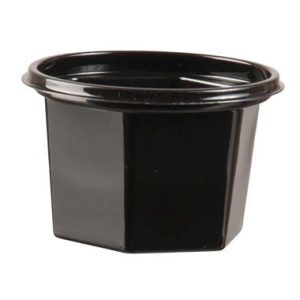 Dressingbæger Catersource 75 ml Ø68x43 mm RPET Sort